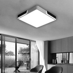 Luminária de teto circular moderna e simples embutida