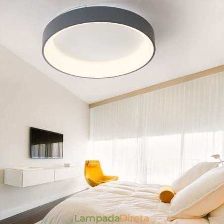 Luminária de teto redonda moderna embutida Lâmpada de economia de energia Luminária de teto redonda moderna embutida Lâmpada de economia de energia