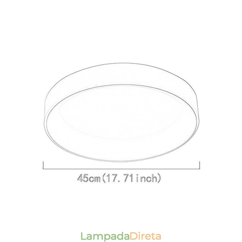 Luminária de teto redonda moderna embutida Lâmpada de economia de energia