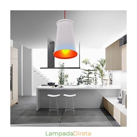 Lustre Mini Estilo Moderno Contemporâneo Metal