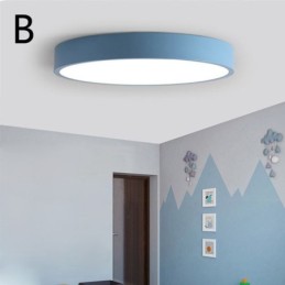 Luminária de teto ultrafina contemporânea embutida, luminária redonda