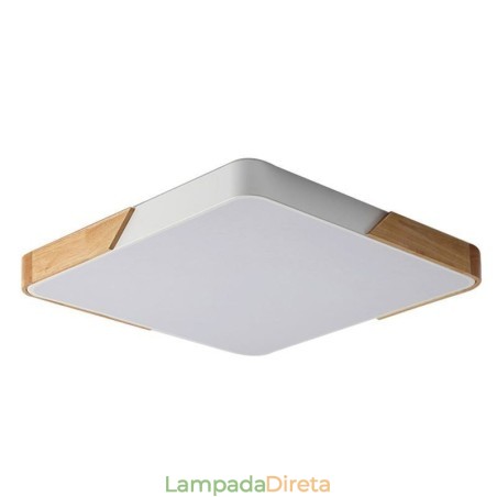 Luminária de teto com estrutura de madeira embutida simples, lâmpada de design superfino, luz de pendurar Luminária de teto com estrutura de madeira embutida simples, lâmpada de design superfino, luz de pendurar