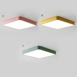 Simlpe Flush Mount Fino Quadrado Luz de Teto Economia de Energia