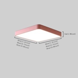 Simlpe Flush Mount Fino Quadrado Luz de Teto Economia de Energia