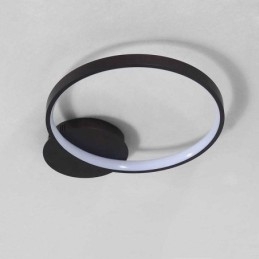 Luminária de teto circular embutida estilo nórdico