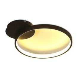 Luminária de teto circular embutida estilo nórdico