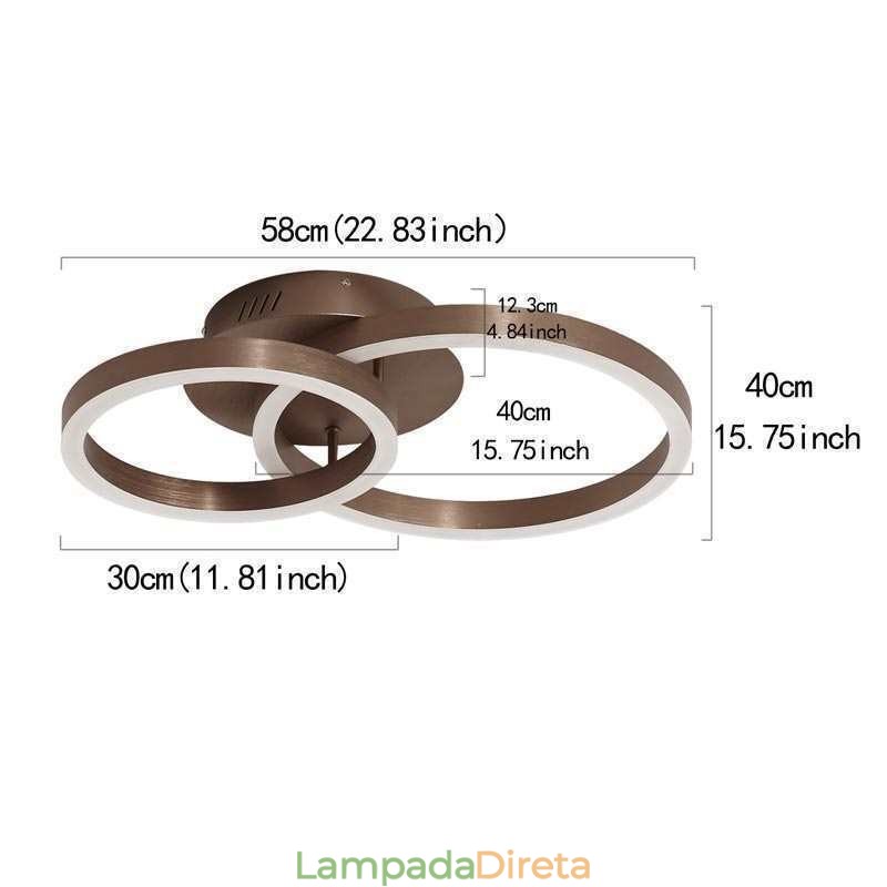 Moderno Simples Flush Mount Criativo Luz de Teto Iluminação Quente Luz