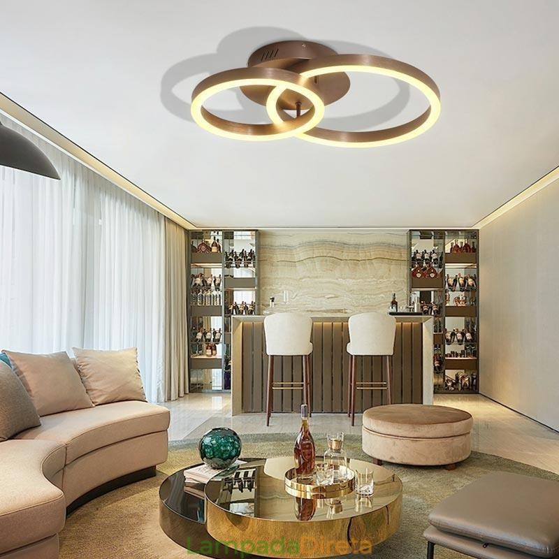 Moderno Simples Flush Mount Criativo Luz de Teto Iluminação Quente Luz