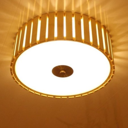 Grande luminária de teto criativa chinesa embutida de bambu para iluminação infantil Grande luminária de teto criativa chinesa embutida de bambu para iluminação infantil