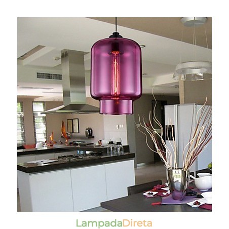 Lustre Mini Estilo Moderno Contemporâneo Vidro Lustre Mini Estilo Moderno Contemporâneo Vidro