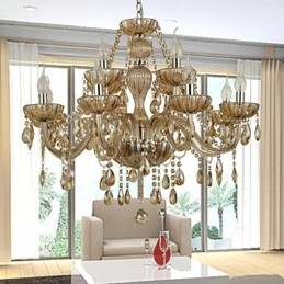 Lustre de cristal moderno e contemporâneo
