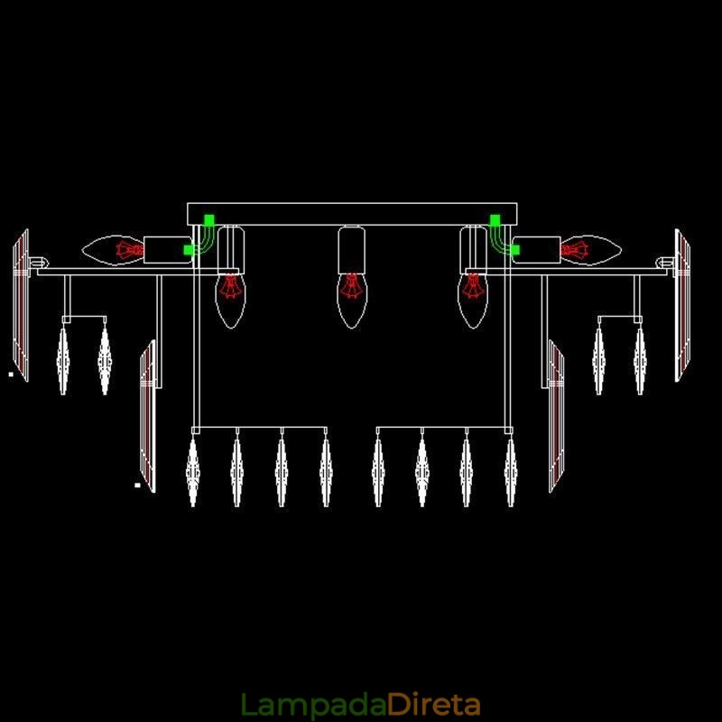 Luminária de teto redonda simples e moderna de cristal embutida para sala de jantar