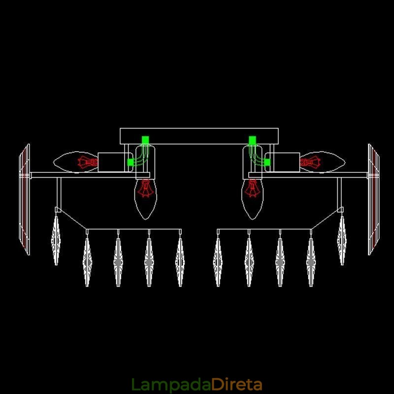 Luminária de teto de cristal simples, moderna, redonda, embutida, decorativa