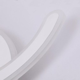 Luminária de teto acrílica moderna e simples com letra C embutida