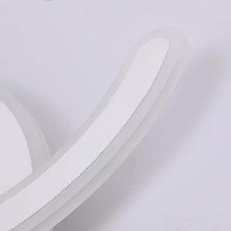 Luminária de teto acrílica moderna e simples com letra C embutida