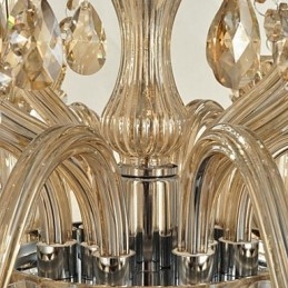 Lustre de cristal moderno e contemporâneo
