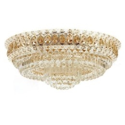 Luminária de teto simples moderna de cristal embutida Iluminação redonda criativa