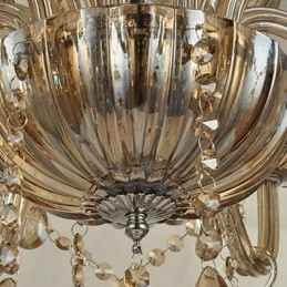 Lustre de cristal moderno e contemporâneo