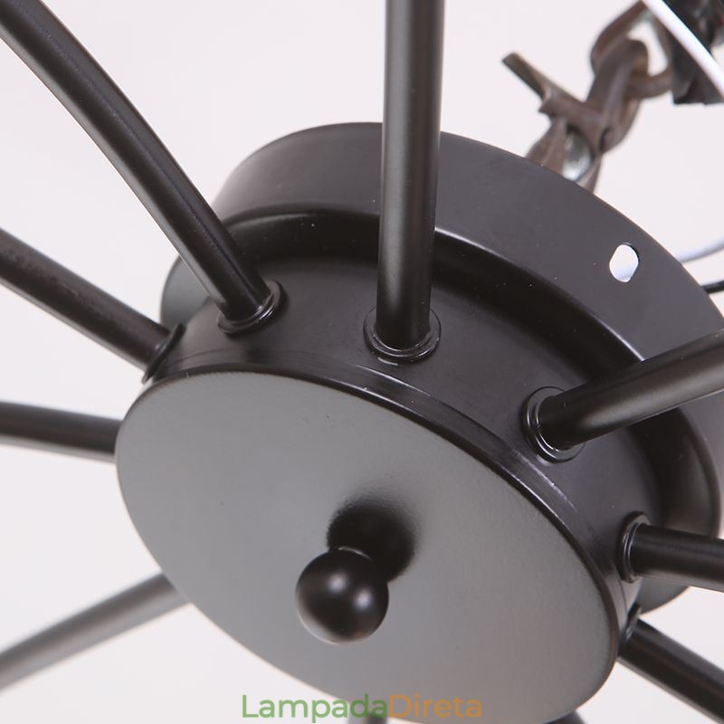 Luminária de teto Spider, luminária de jantar antiga, clássica, embutida, 8 10 braços