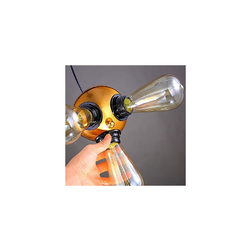Lustre Mini Estilo Moderno Contemporâneo Metal