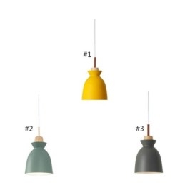 Luminária pendente nórdica simples Macaron Iron Arti Three Lights