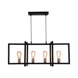Luminária pendente de 4 luzes estilo industrial Lightingway