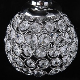 Lustre de Cristal Moderno Contemporâneo Metal