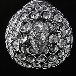 Lustre de Cristal Moderno Contemporâneo Metal