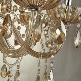 Lustre de cristal moderno e contemporâneo