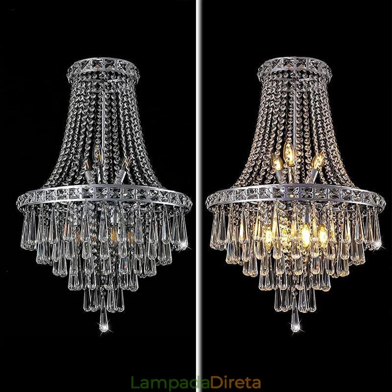 Lustre de cristal moderno contemporâneo elegante luminária de teto escada duplex