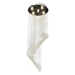 Elegante lustre de cristal Raindrop luzes de teto Foyer