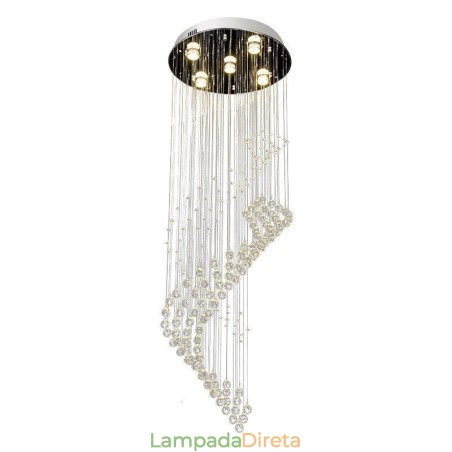 Elegante lustre de cristal Raindrop luzes de teto Foyer Elegante lustre de cristal Raindrop luzes de teto Foyer