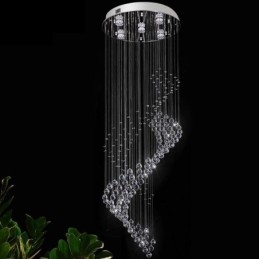 Elegante lustre de cristal Raindrop luzes de teto Foyer