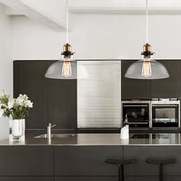 Lustre de metal estilo mini contemporâneo moderno