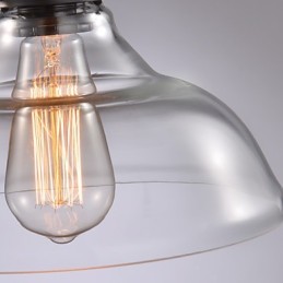 Lustre de metal estilo mini contemporâneo moderno