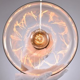Lustre de metal estilo mini contemporâneo moderno