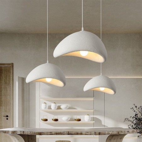 Luminária de teto simples com luz de suspensão de resina Luminária de teto simples com luz de suspensão de resina