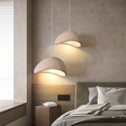 Luminária de teto simples com luz de suspensão de resina