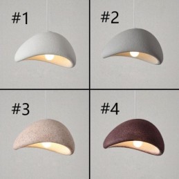 Luminária de teto simples com luz de suspensão de resina
