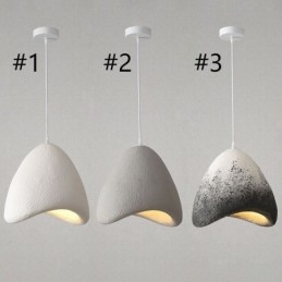 Decoração de teto de resina, luz suspensa