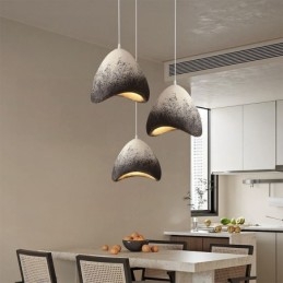 Decoração de teto de resina, luz suspensa