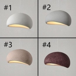 Luminária pendente de resina Luminária pendente minimalista