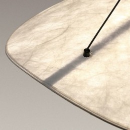 Luminária de Teto Decoração de Seda Luminária Pendente Branco Quente