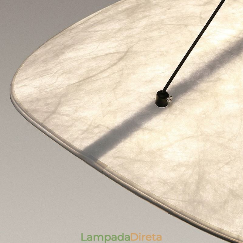 Luminária de Teto Decoração de Seda Luminária Pendente Branco Quente