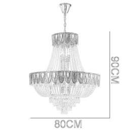 Luminária pendente de cristal Luminária de teto decorativa de luxo