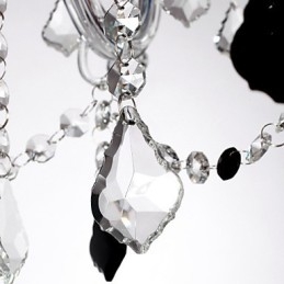 Lustre de Cristal Rústico Lodge Outros Vidros