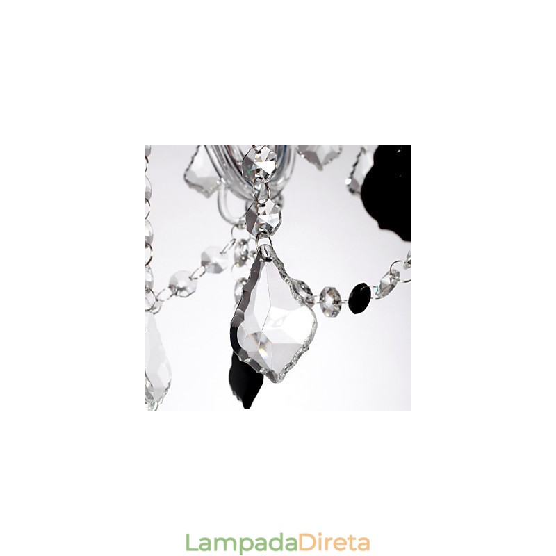 Lustre de Cristal Rústico Lodge Outros Vidros
