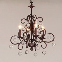 Lustre de metal com pintura clássica tradicional