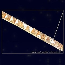 Luminárias pendentes de cristal Luminárias modernas Âmbar K9 Cristal Redondo Anel Único 30CM