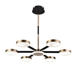 Pendente Minimalista Sete Cabeças Círculo Teto Luz